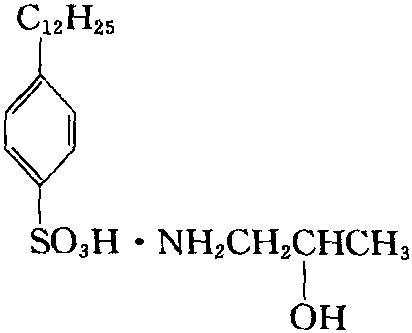 十二烷基苯磺酸異丙醇胺